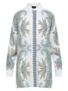 Etro Paisley Print Silk Shirt With Buttoned Cuffs In X0830