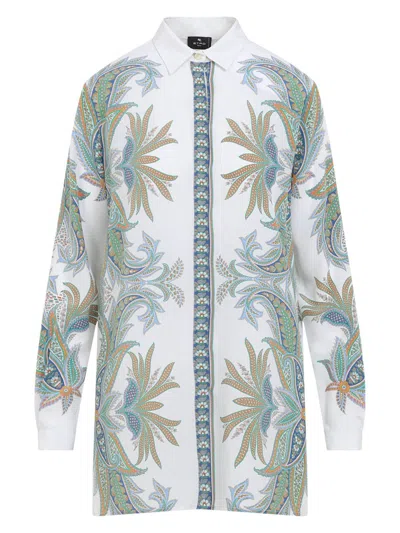 ETRO WOMEN'S SILK PRINTED SHIRT