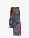 Etro Paisley-patterned Silk Scarf