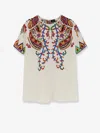 Etro Paisey-print Crewneck T-shirt In White