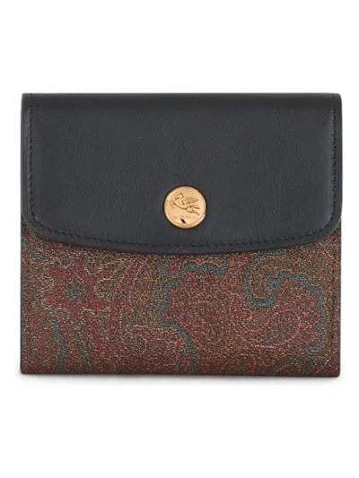 ETRO WOMEN'S SMALL ESSENTIAL PAISLEY PRINT WALLET