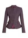 Etro Jacquard Single-breasted Blazer In Multi