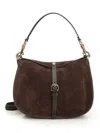 Etro Women Suede Shoulder Bag In Brown