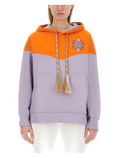 ETRO WOMEN'S SWEATSHIRT WITH LOGO | SIZE MEDIUM | WRJB0010