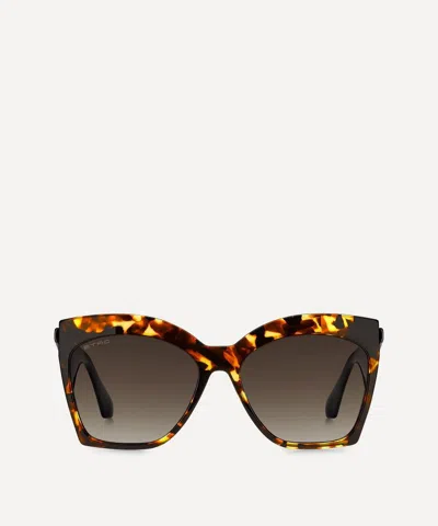 Etro Women's Tailoring Butterfly Sunglasses In Brown