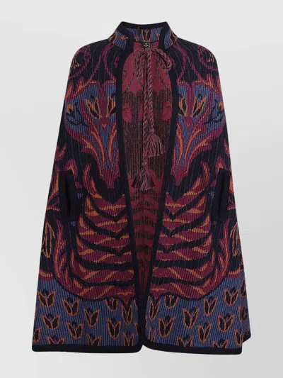 ETRO WOMEN'S TEXTURED FABRIC KNIT CAPES