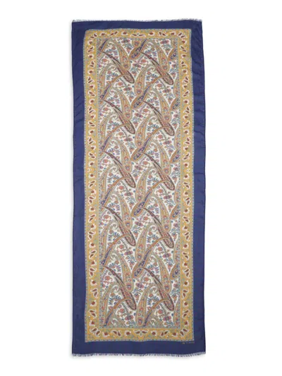 Etro Women's Tosca Cashmere-blend Scarf In Pattern