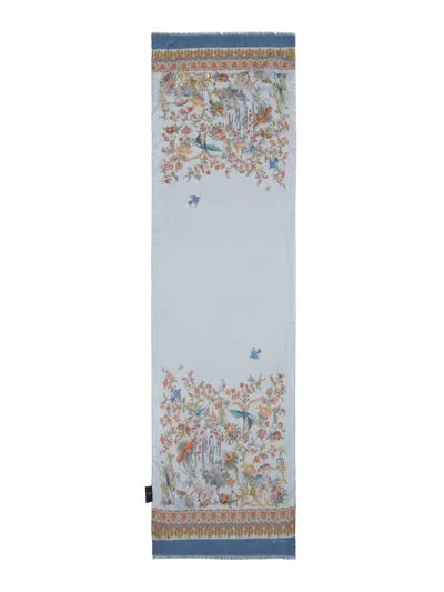 Etro Women's Tosca Printed Cotton-modal Scarf In Orange