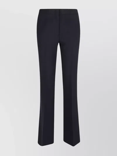 Etro Women's Trousers With Front Crease And Pockets In Black