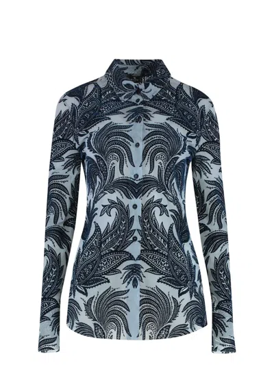 ETRO WOMEN'S TULLE SHIRT