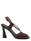 Etro Women Two-tone Sandals In Multi