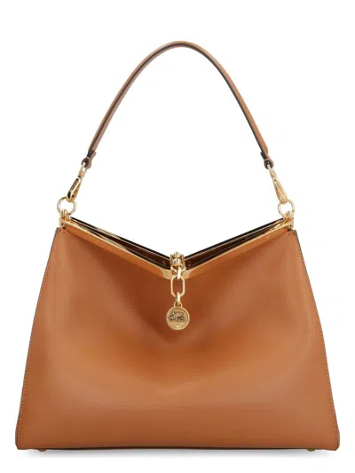 ETRO WOMEN'S VELA LEATHER SHOULDER BAG