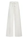 Etro Wide-leg Denim Jeans With High Waist In White