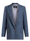 Etro Wool Jacket With Medallion Motif