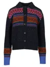 Etro Women Wool Cardigan In Multi