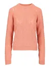 Etro Women Wool Sweater In Orange