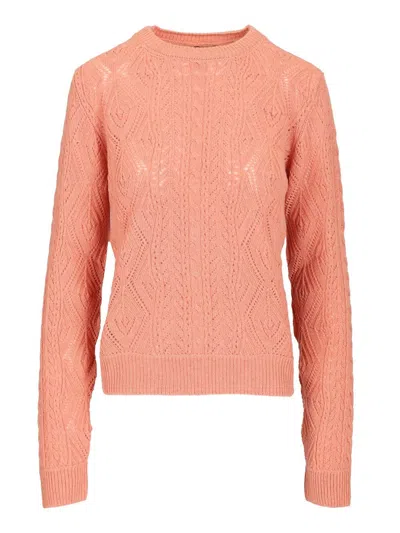 Etro Women Wool Sweater In Orange