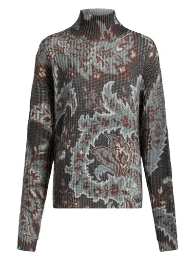 ETRO WOMEN'S WOOL TURTLENECK SWEATER