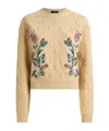 Etro Wool And Cashmere Jumper With Embroidery