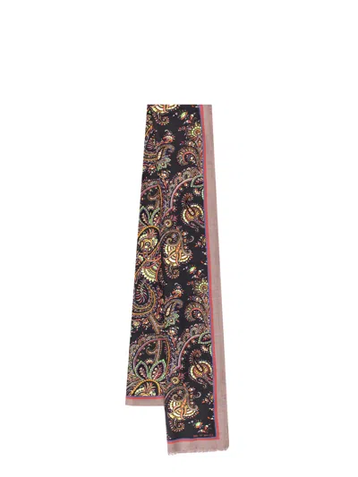 Etro Wool And Cashmere Scarf In Multi