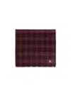 Etro Wool And Cashmere Scarf With Check Motif In Brown