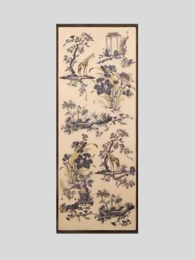 Etro , Schal Aus Wolle Und Kaschmir Mit Floralem Motiv, Damen, Cremefarben
