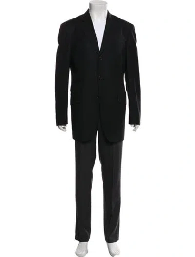 Pre-owned Etro Wool Blazer In Black