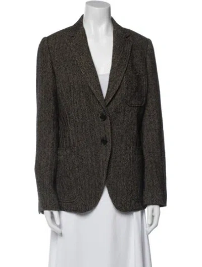 Pre-owned Etro Wool Blazer In Black