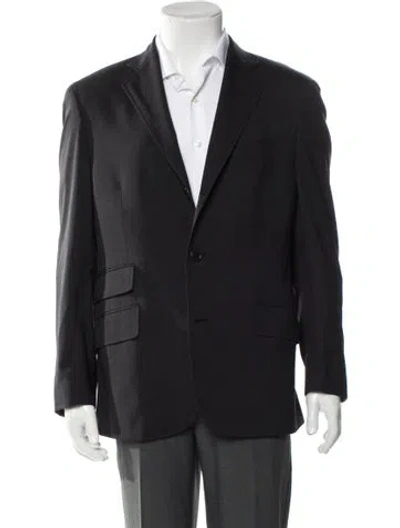 Pre-owned Etro Wool Blazer In Black