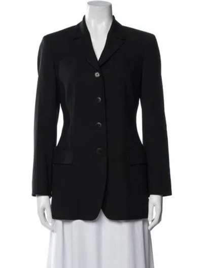 Pre-owned Etro Wool Blazer In Black