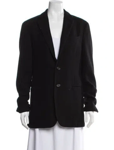 Pre-owned Etro Wool Blazer In Black