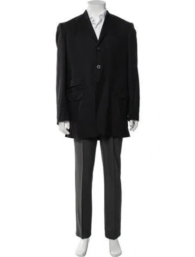 Pre-owned Etro Wool Blazer In Black