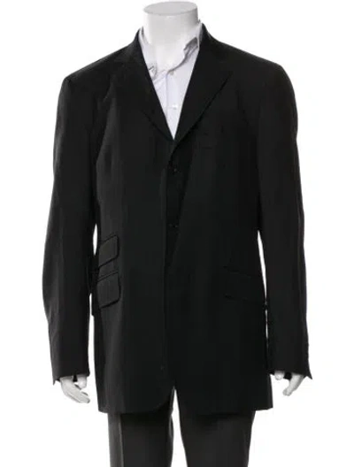 Pre-owned Etro Wool Blazer In Black