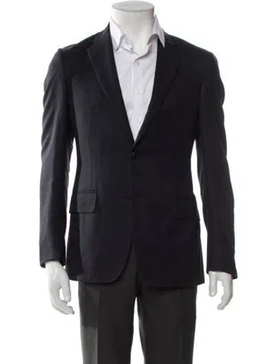Pre-owned Etro Wool Blazer In Blue