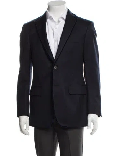Pre-owned Etro Wool Blazer In Blue