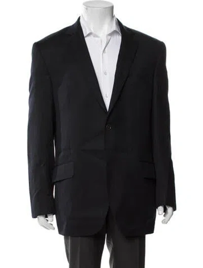 Pre-owned Etro Wool Blazer In Blue