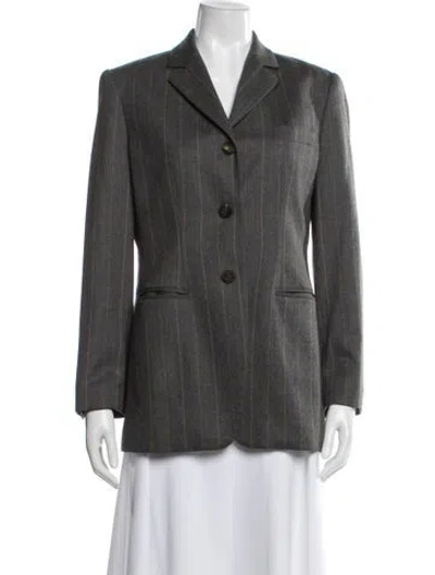 Pre-owned Etro Wool Blazer In Gray