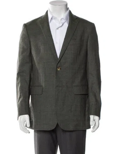 Pre-owned Etro Wool Blazer In Green
