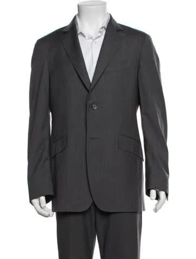 Pre-owned Etro Wool Blazer In Grey