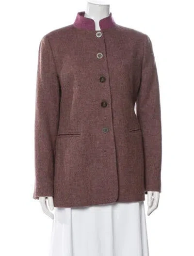Pre-owned Etro Wool Blazer In Pink
