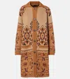 Etro Wool-blend Cardigan In Brown