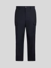 Etro Cargo Trousers In Navy Blue