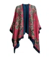 Etro Mantella In Misto Lana Floreale. In Multi