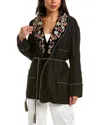 Etro Wool-blend Jacket In Black