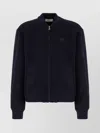 Etro Wool Bomber Jacket In Blue