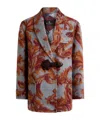 Etro Coat With Pasley Motif Coats Multicolor In Multi
