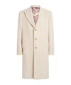 Etro Wool-blend Single-breasted Coat In White