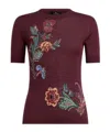 Etro Wool-blend Jacquard Sweater In Brown