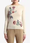 Etro Wool-blend Jacquard Sweater In Multi