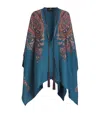 Etro Draped Ponchos And Capes Paisley Pattern